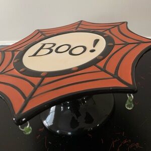Halloween Spider Web Cake Stand